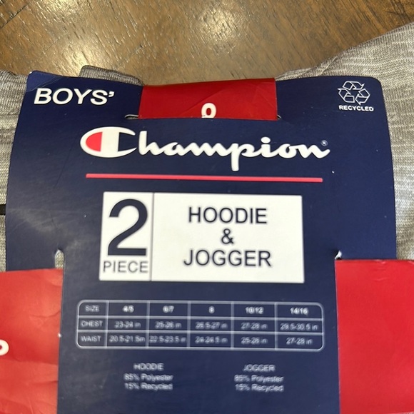 Champion Boys' Grey Hoodie & Jogger Set - Picture 4 of 6